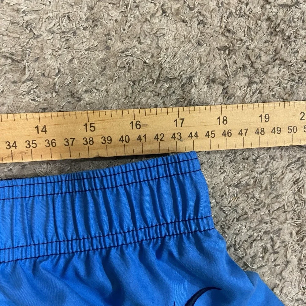 Vintage Nike Swim Trunks Mens XXL Blue Hybrid Mesh Lined Shorts Y2K